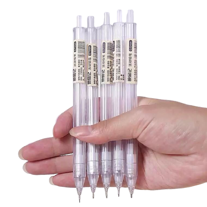 Tech Accessories For Office - 5 Pcs/Set Mechanical Pencil White Simple