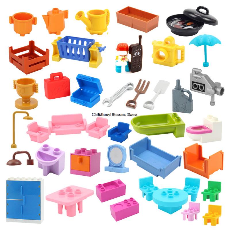 Tech House Accessories - Big Building Blocks Furniture Model Accessories