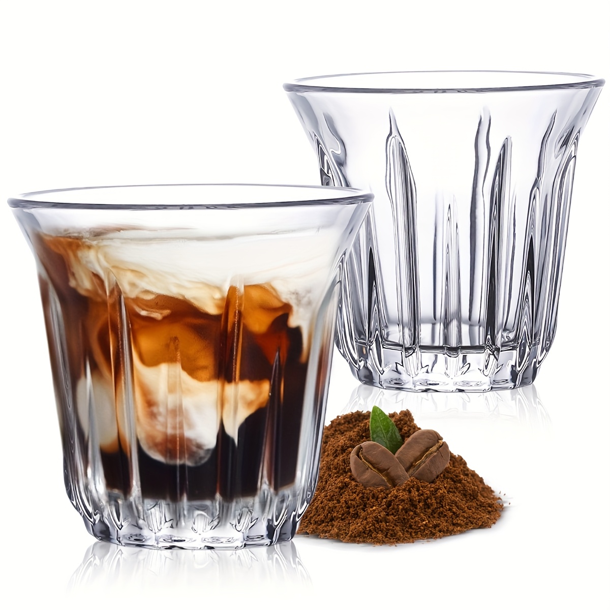 2 Pack Espresso Cups, Clear Gl - огляд і ціна Tech Accessories For Office
