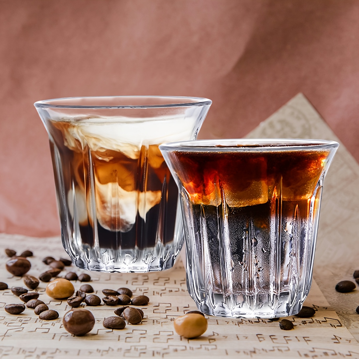2 Pack Espresso Cups, Clear Gl - огляд і ціна Tech Accessories For Office