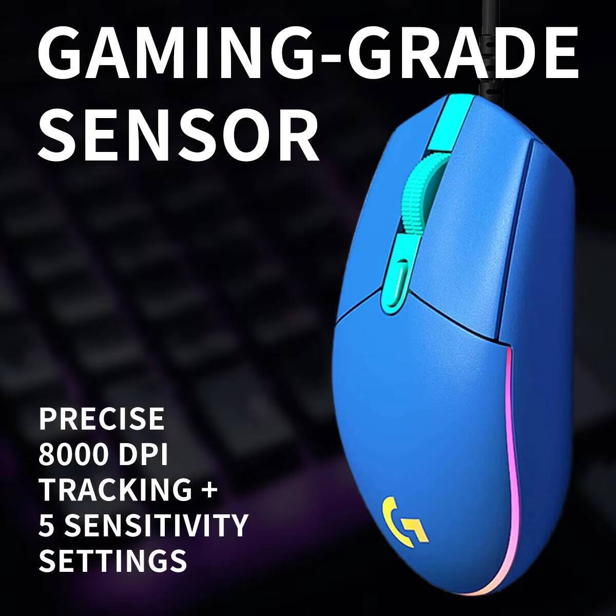 Logitech G203 Prodigy RGB Gami - огляд і ціна Logitech Mouse G203