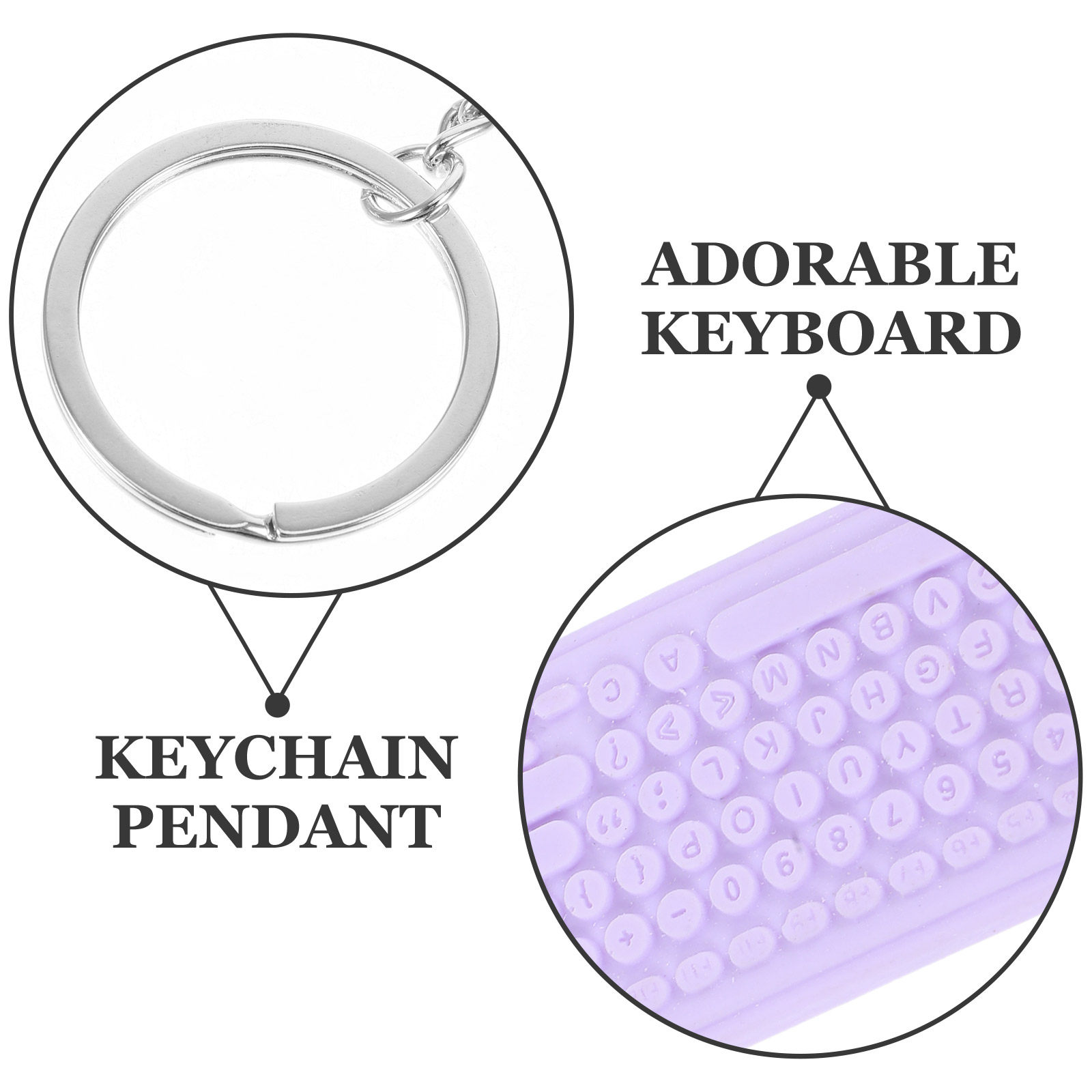 Mini Keyboard and Mouse Keycha - огляд і ціна Tech Keychain Accessories