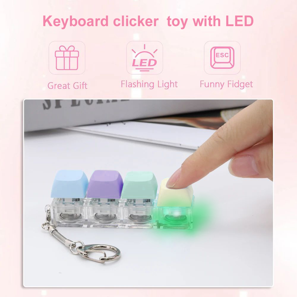 4/9 Keys LED Light-Up Keychain - огляд і ціна Tech Office Accessories