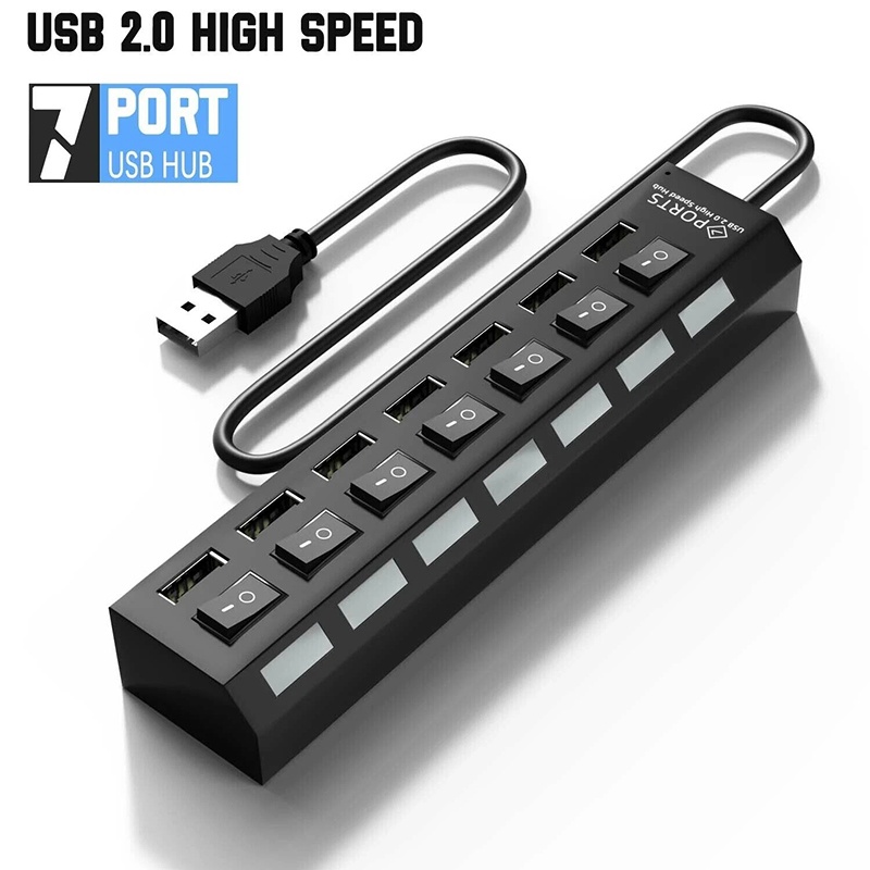 7 In 1 USB 3.0 Hub Multi USB S - огляд і ціна Usb Hub 7 Port