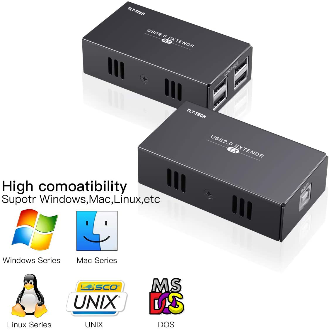 USB 2.0 Extender with 4 Port U - огляд і ціна Usb Hub 7 Port