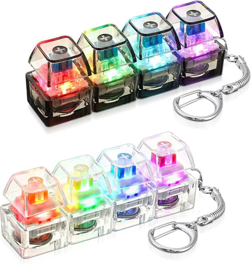 1PC Light Up Keyboard Keychain - огляд і ціна Tech Office Accessories