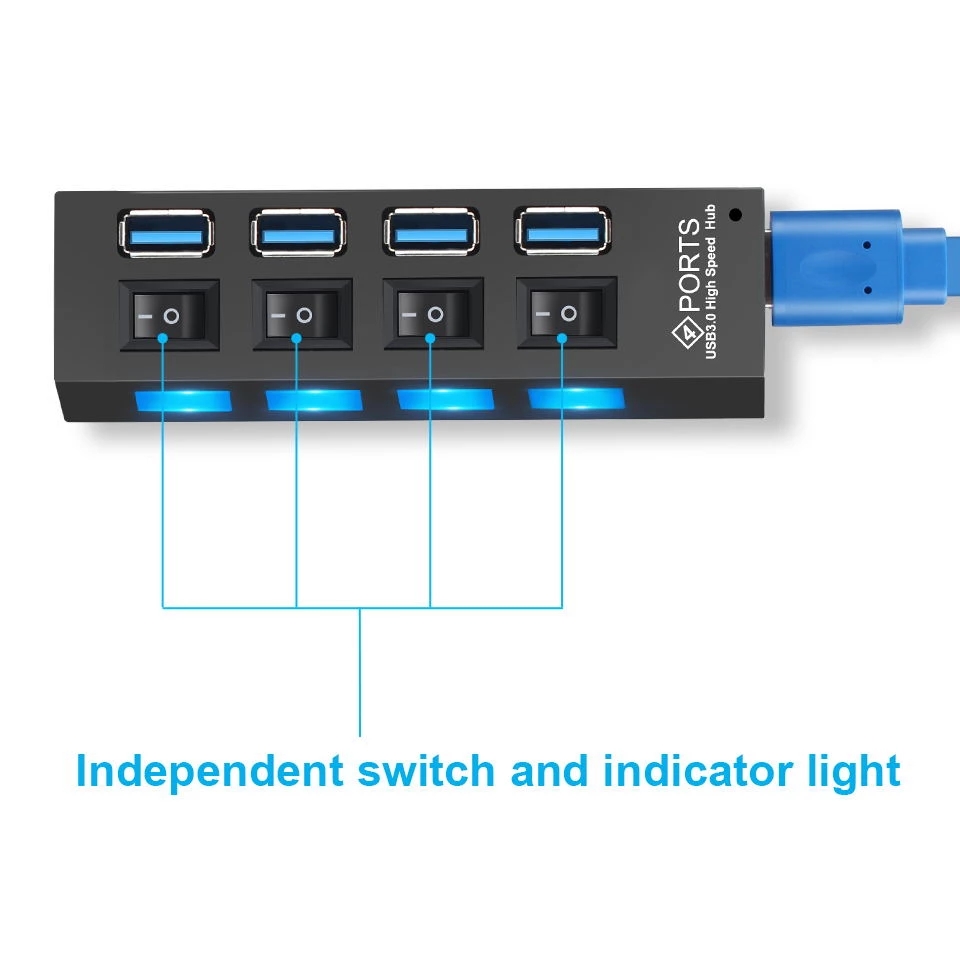 USB 3.0 Hub 5Gbps High Speed M - огляд і ціна Usb Hub 7 Port