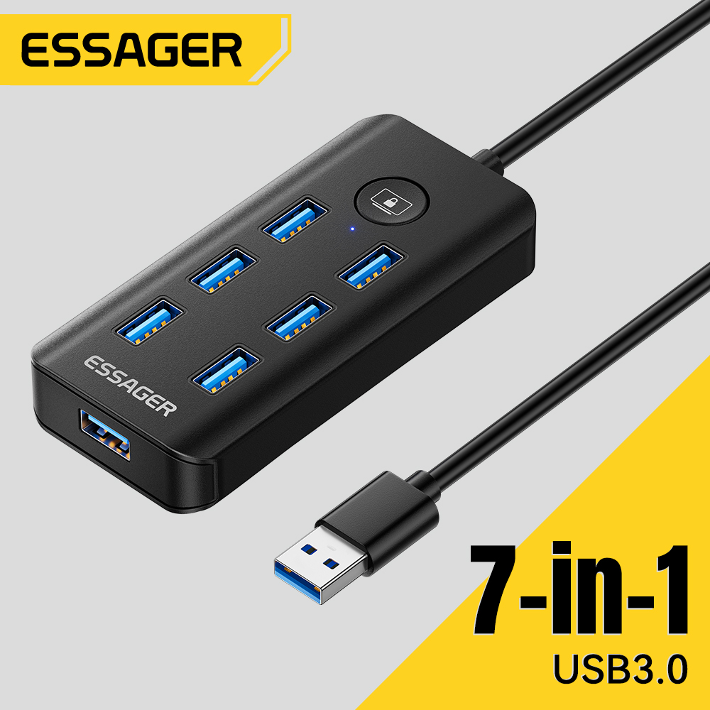 Essager 7-in-1 USB 3.0 Hub Mul - огляд і ціна Usb Hub 7 Port