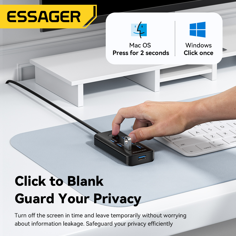 Essager 7-in-1 USB 3.0 Hub Mul - огляд і ціна Usb Hub 7 Port
