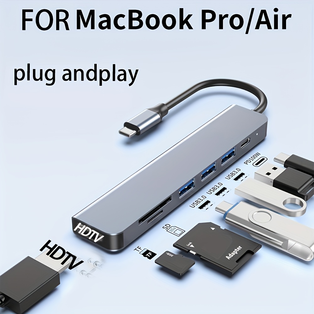 7 in 1 USB C Hub to 4K HDMI-Co - огляд і ціна Usb Hub 7 Port