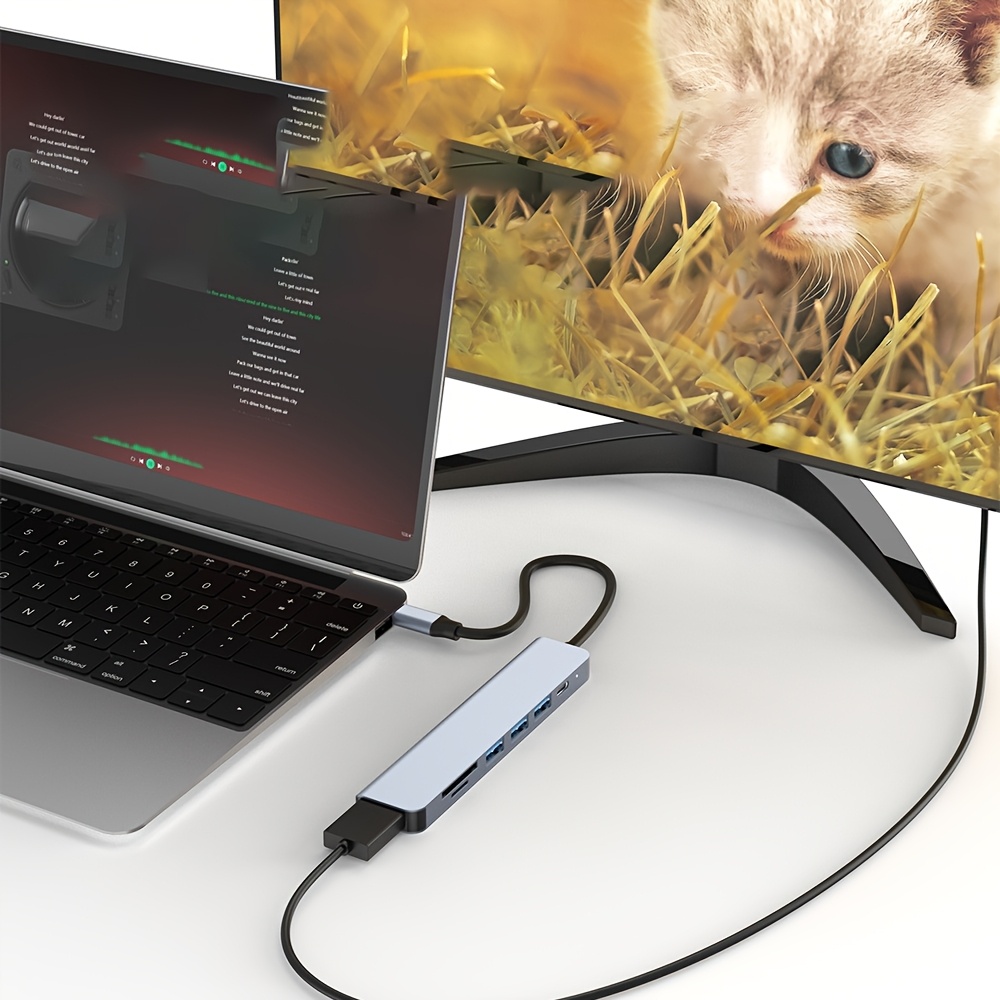 7 in 1 USB C Hub to 4K HDMI-Co - огляд і ціна Usb Hub 7 Port