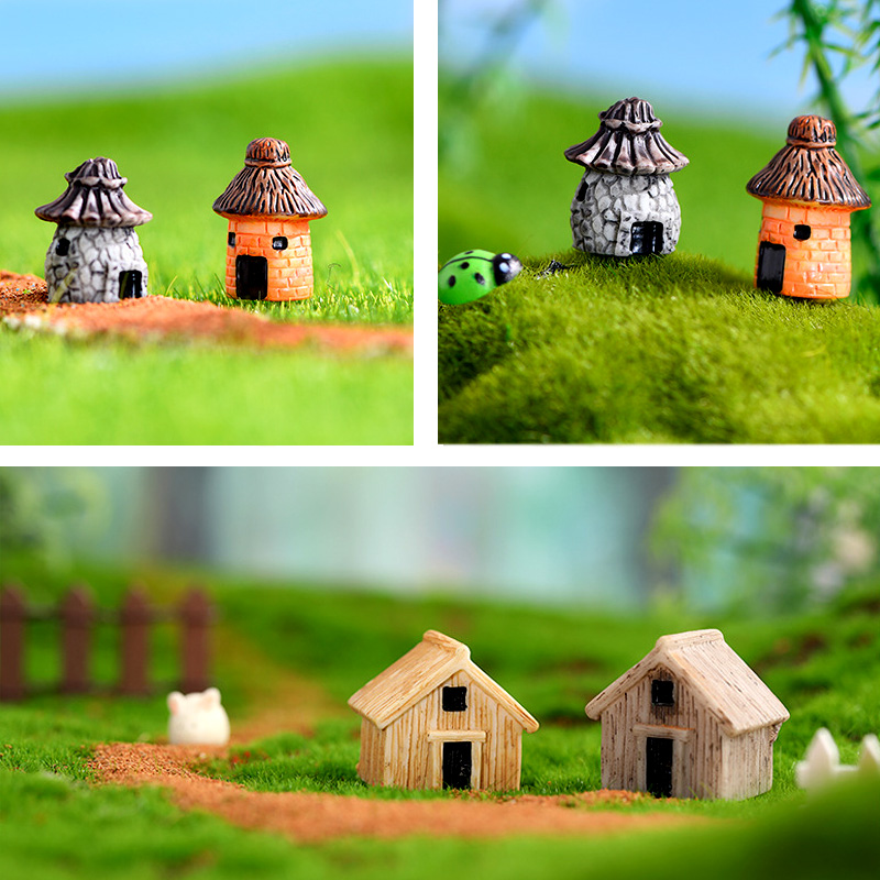 Mini Small House Figurine Resi - огляд і ціна Tech House Accessories