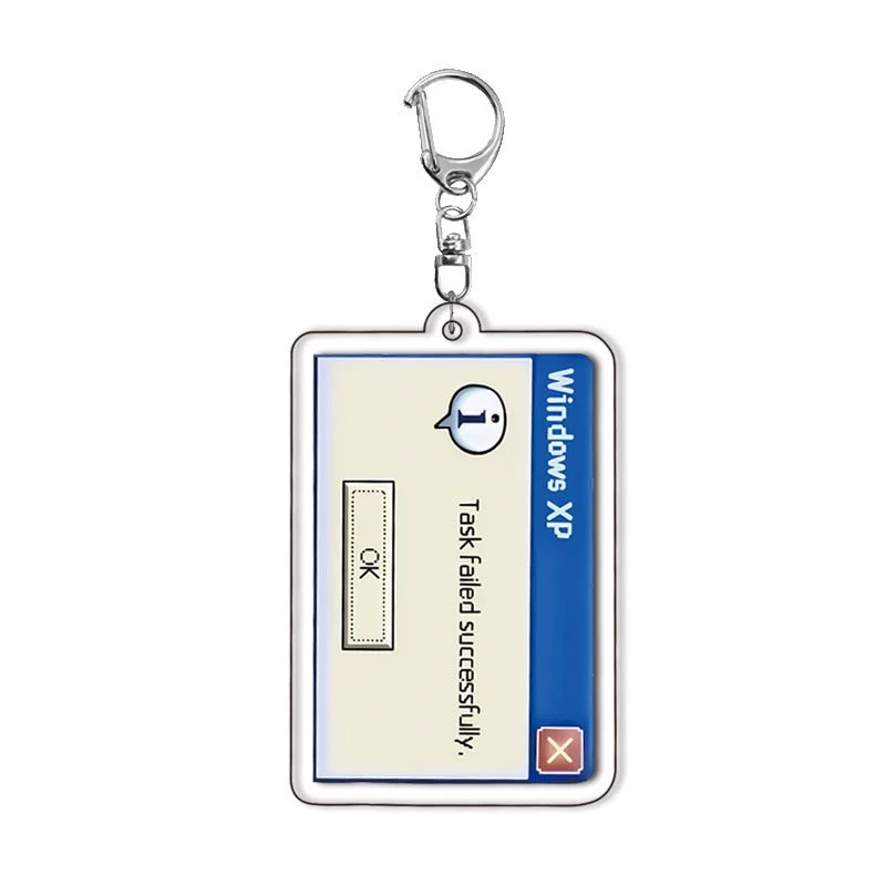 Access Denied Funny Meme Acryl - огляд і ціна Tech Keychain Accessories