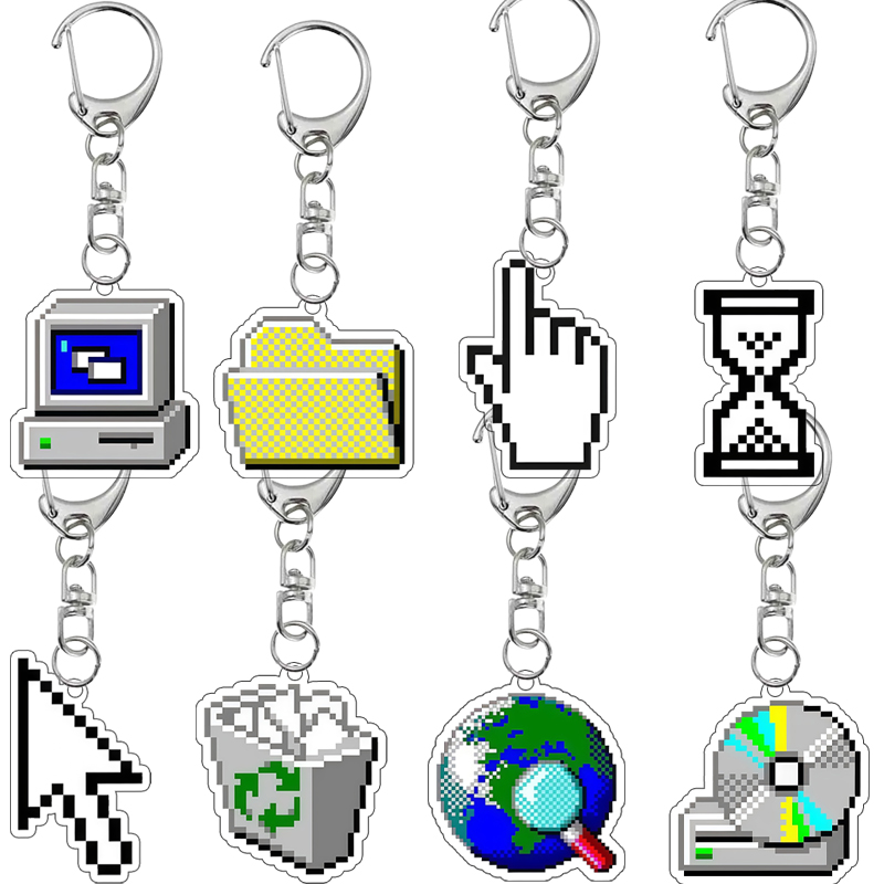 Creative Double-sided Print Re - огляд і ціна Tech Keychain Accessories