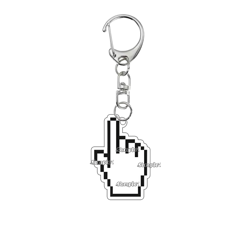 Creative Double-sided Print Re - огляд і ціна Tech Keychain Accessories
