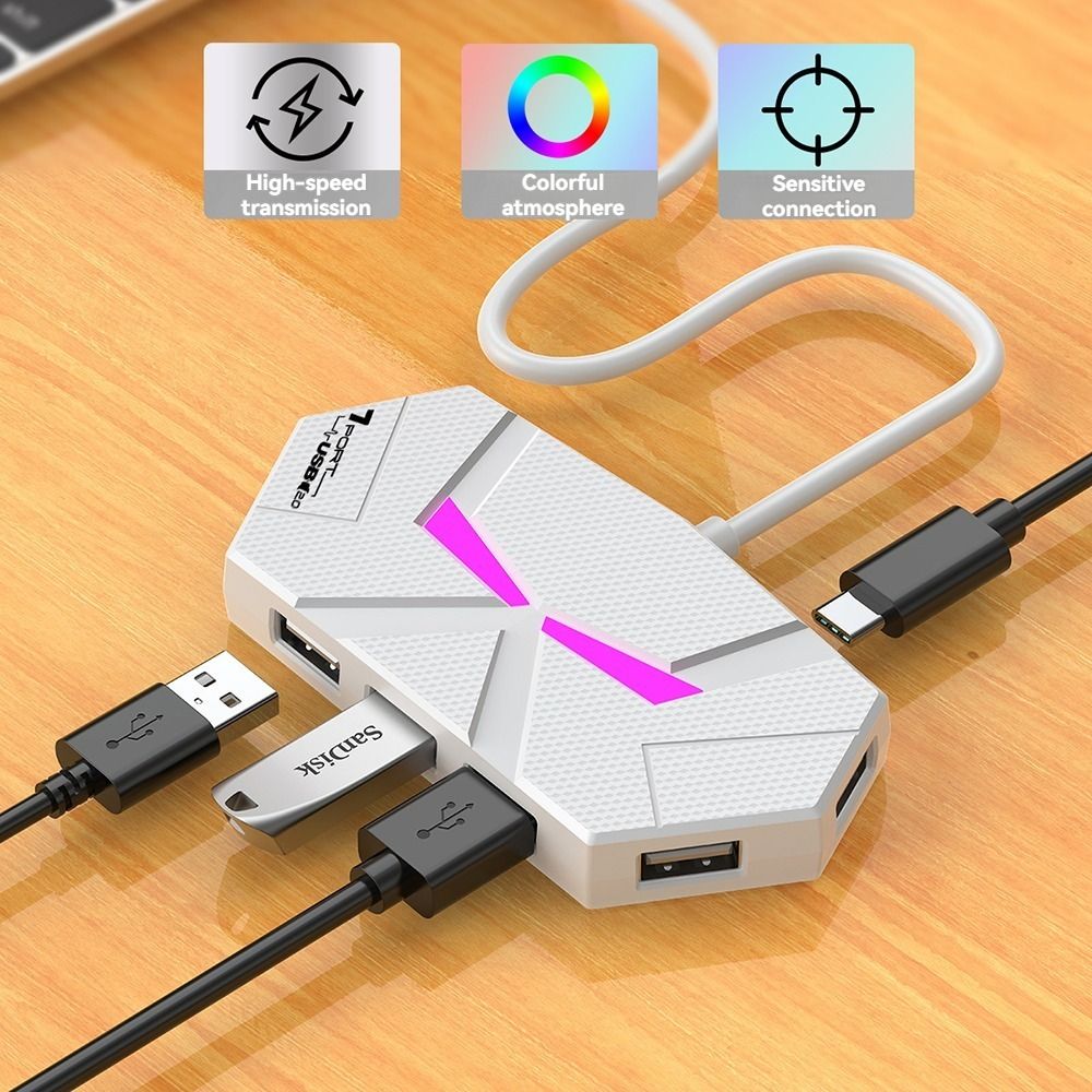 4/7 Ports USB Docking Station  - огляд і ціна Usb Hub 7 Port